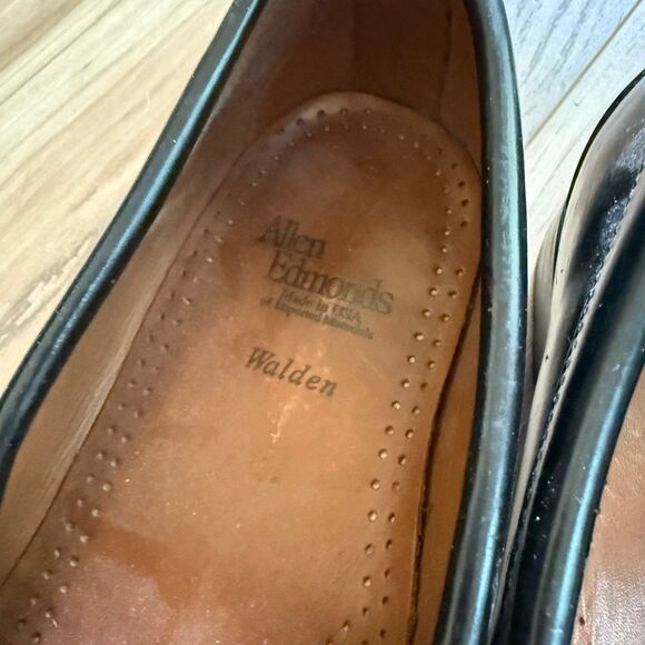 Allen Edmonds Men\'s Walden Penny Loafers Black 10.5 EEE USA main image 4